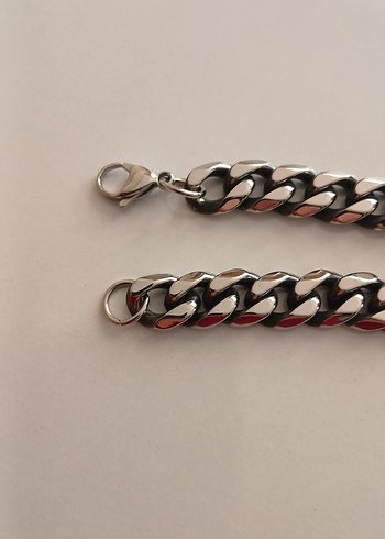 titanyum çelik kolye kalın model - Görsel 2