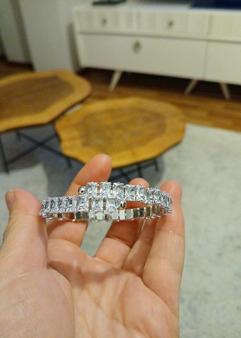 Beyaz Payetli Kadın Bileklik - Görsel 4