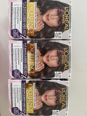 L?Oreal excellence 6.11 Ekstra küllü kumral