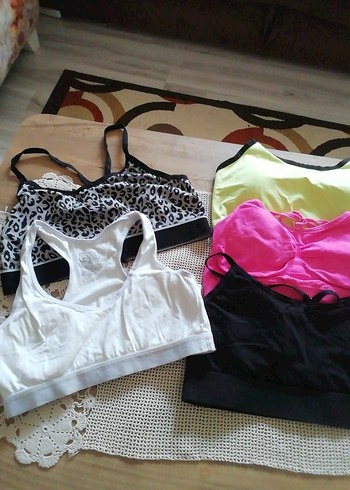 Beyaz Mini Sporcu Sütyeni