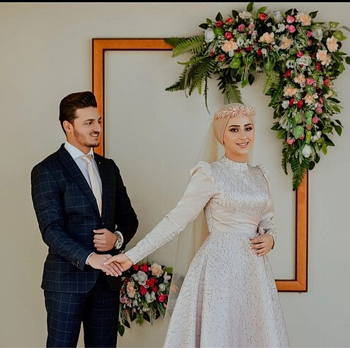 36 Beden ten rengi Renk Nişan elbisem