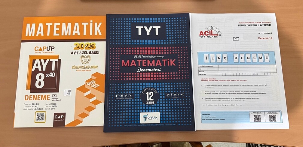  Beden Renk TYT, AYT deneme ve test kitapları