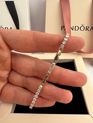 Beden Pandora Gold Su Yolu Bileklik