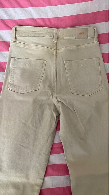 34 Beden ten rengi Renk Zara pantolon