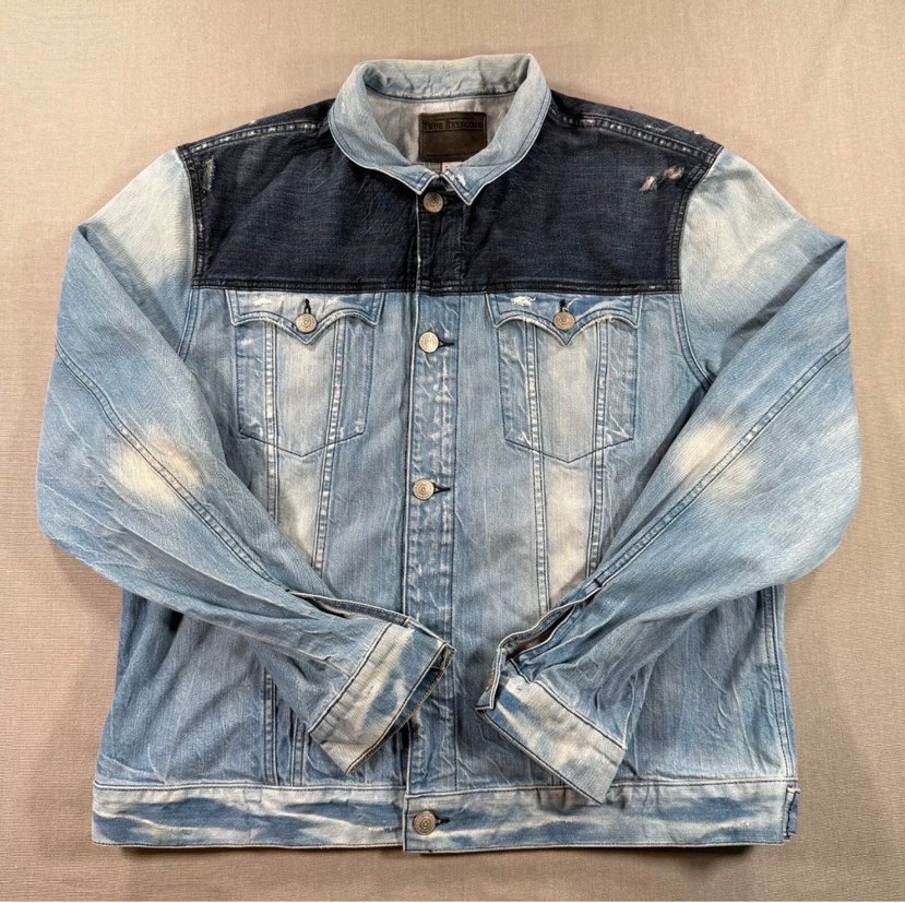 True Religion Mavi Denim Ceket - Görsel 5
