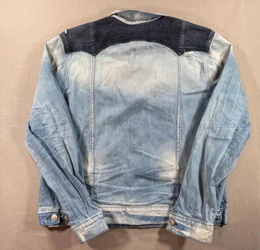True Religion Mavi Denim Ceket - Görsel 4