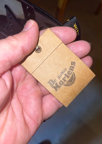 Dr. Martens 1460 Bordo Deri Bot - Görsel 7