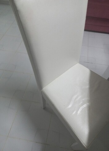 Salon yemek masası 6 adet sandalye