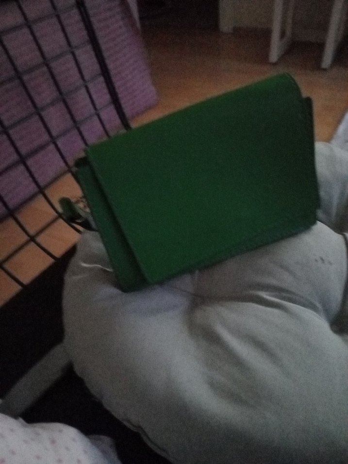 Yeşil Süet Kadın Çanta - Görsel 2