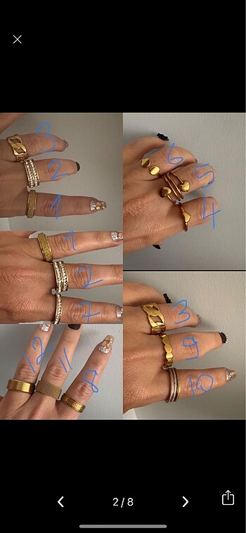 Accessorize Çelik yüzük