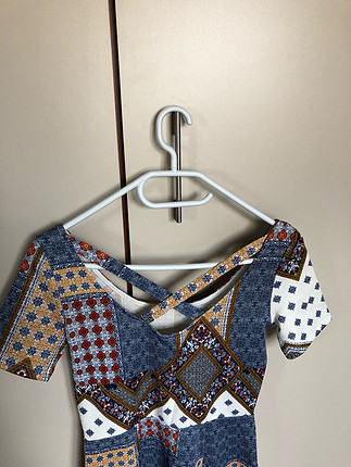 H&M Etnik desenli elbise