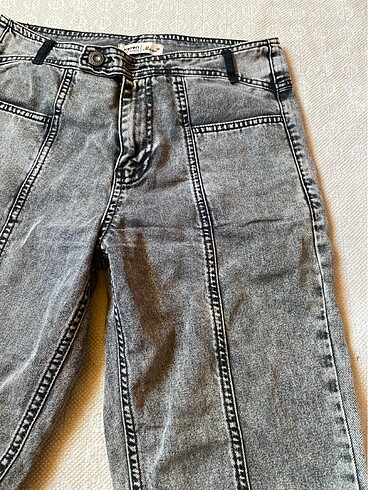 26 Beden gri Renk Mom jeans
