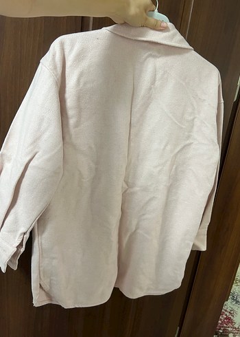 xl Beden pembe Renk Xl pudra Pembe Uzun Kollu kaşe gömlek