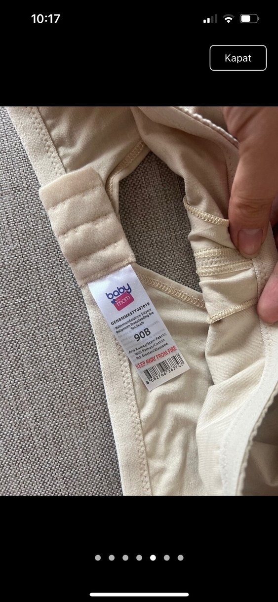 Sıfır 90 beden Emzirme Sütyenleri. Baby Mom. - Görsel 5