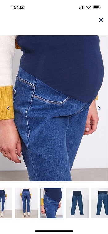 LC Waikiki 40 beden likralı kalın hamile pantalonu
