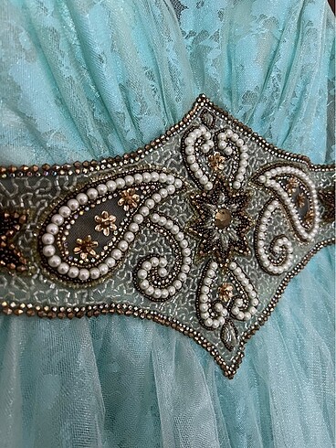 Sıfır tuvalet/ abiye taşlı 36/38 beden - Görsel 3