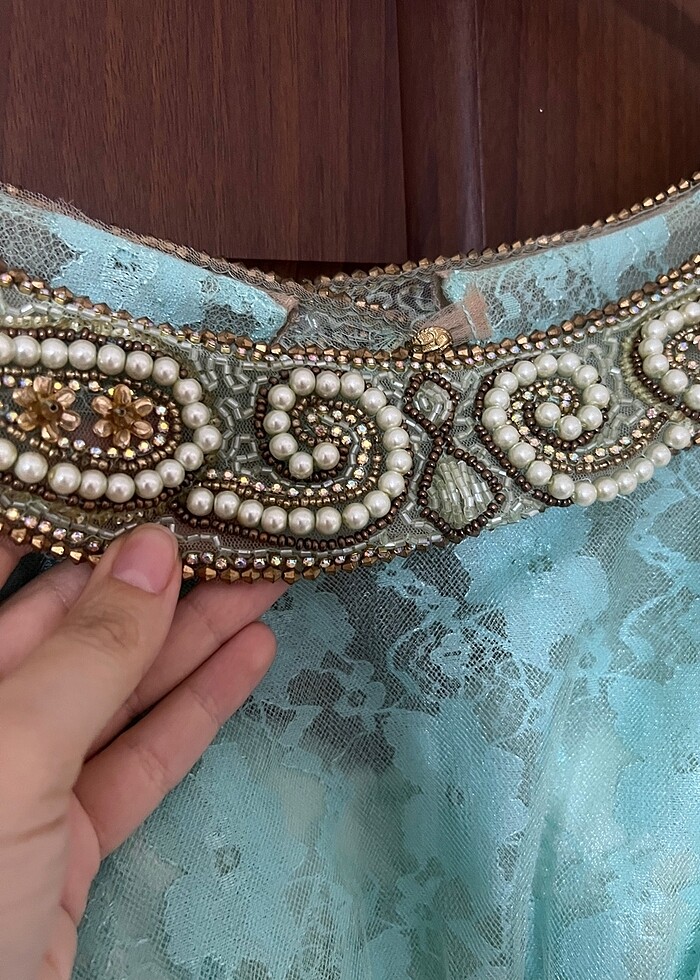 Sıfır tuvalet/ abiye taşlı 36/38 beden - Görsel 4