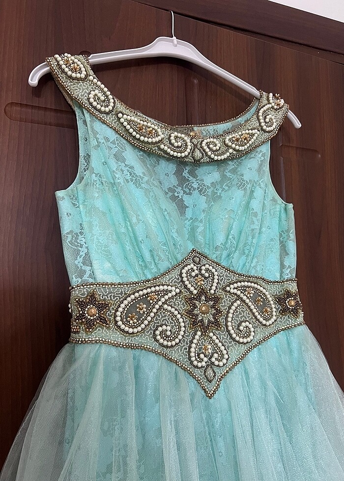 Sıfır tuvalet/ abiye taşlı 36/38 beden - Görsel 2