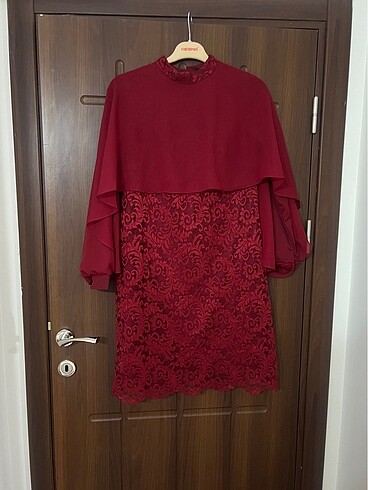 Bordo 40 beden abiye