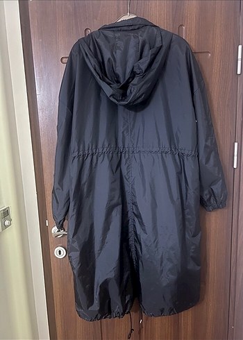 Lcw sıfır Kadın 44 beden Siyah Uzun Boy Yağmurluk - Görsel 5