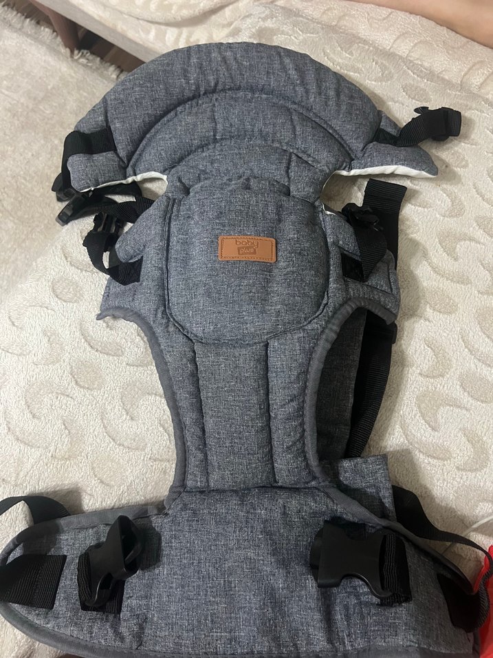 Baby plus kanguru Ayarlanabilir Gri Bebek Taşıyıcı - Görsel 4