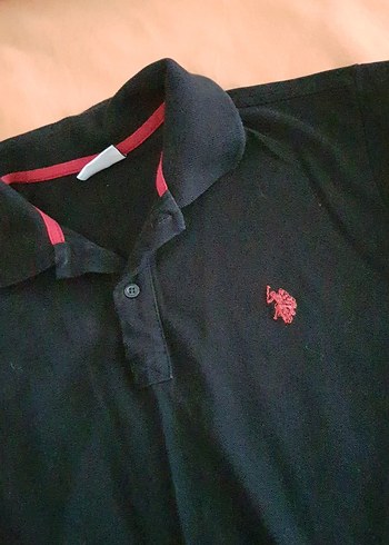 s Beden siyah Renk Siyah Düğmeli Erkek Polo Tişört