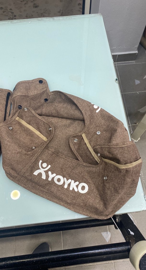 Kahverengi Bebek Arabası ve Oto Koltuğu Seti - Görsel 3