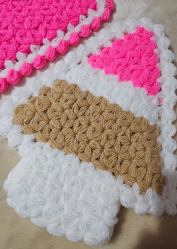 Renkli Pembe Banyo Lifi ikili - Görsel 2