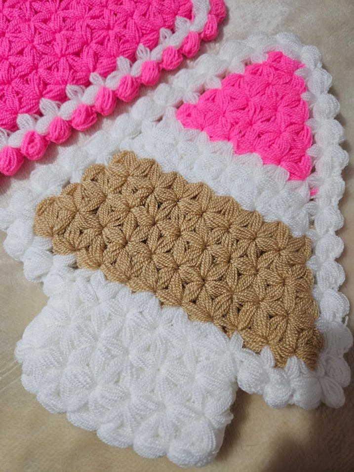 Renkli Pembe Banyo Lifi ikili - Görsel 2