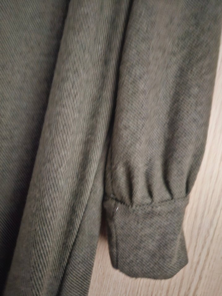 Haki Uzun Salaş Kadın Elbise - Görsel 3