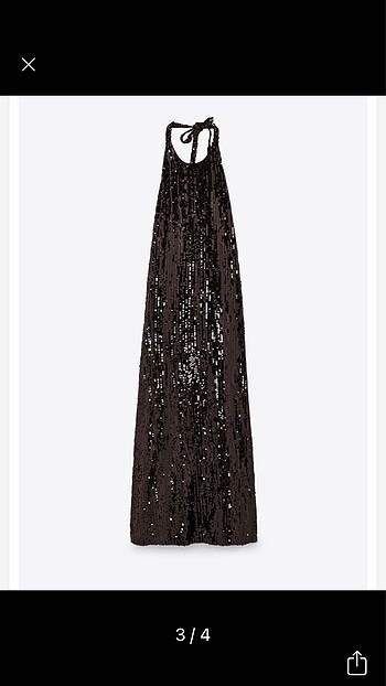 Zara pullu elbise