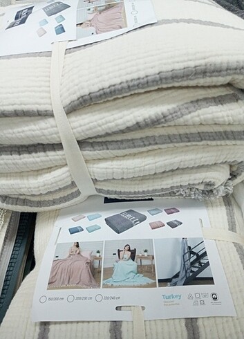 Muslin Çift kişilik  yatak ortusu - Görsel 2