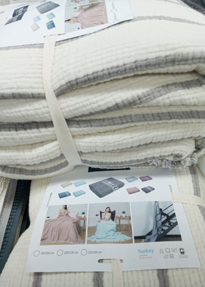 Muslin Çift kişilik  yatak ortusu - Görsel 2