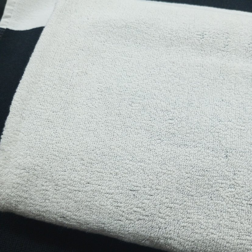 Gri Beyaz Modern Havlu 70*140 - Görsel 2