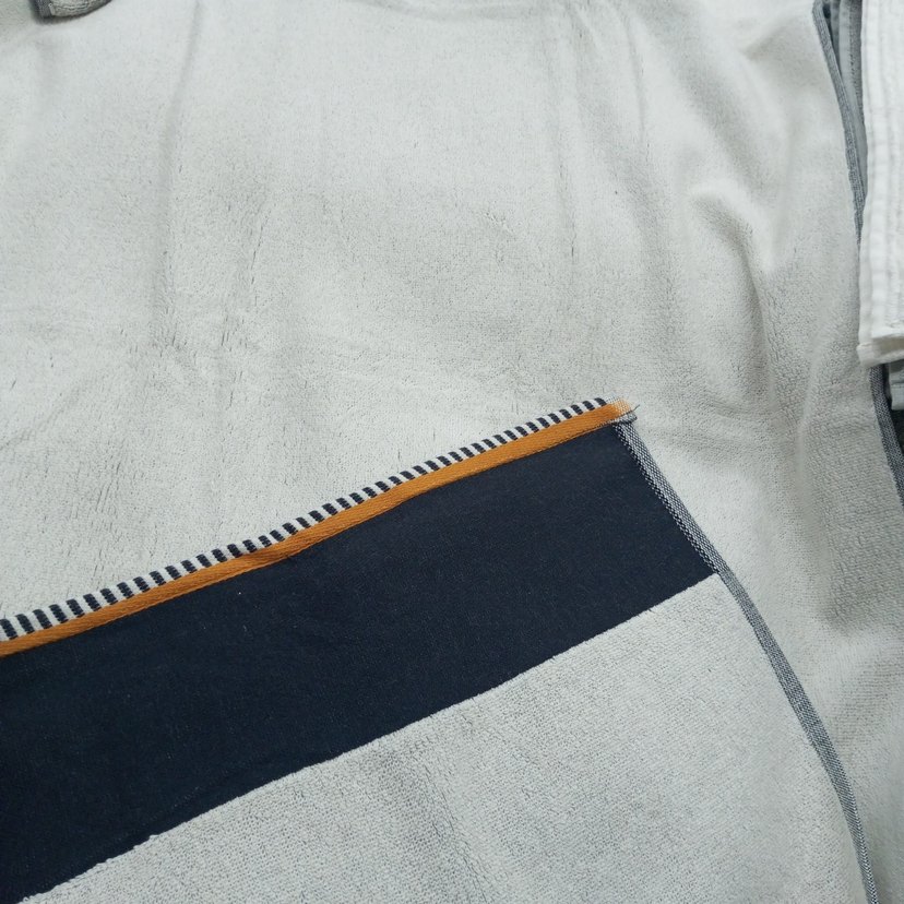 Gri Beyaz Modern Havlu 70*140 - Görsel 3