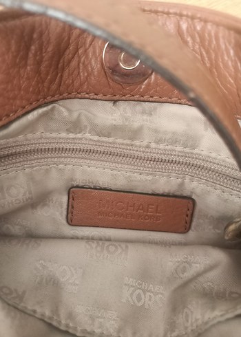 Beden camel Renk Michael Kors Deri Kadın Çanta