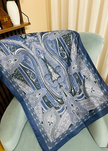 Kadın etnik desen Pamuk şal - Görsel 4