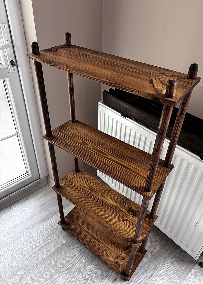 Masif ahşap Raf Düzenleyici - Görsel 2