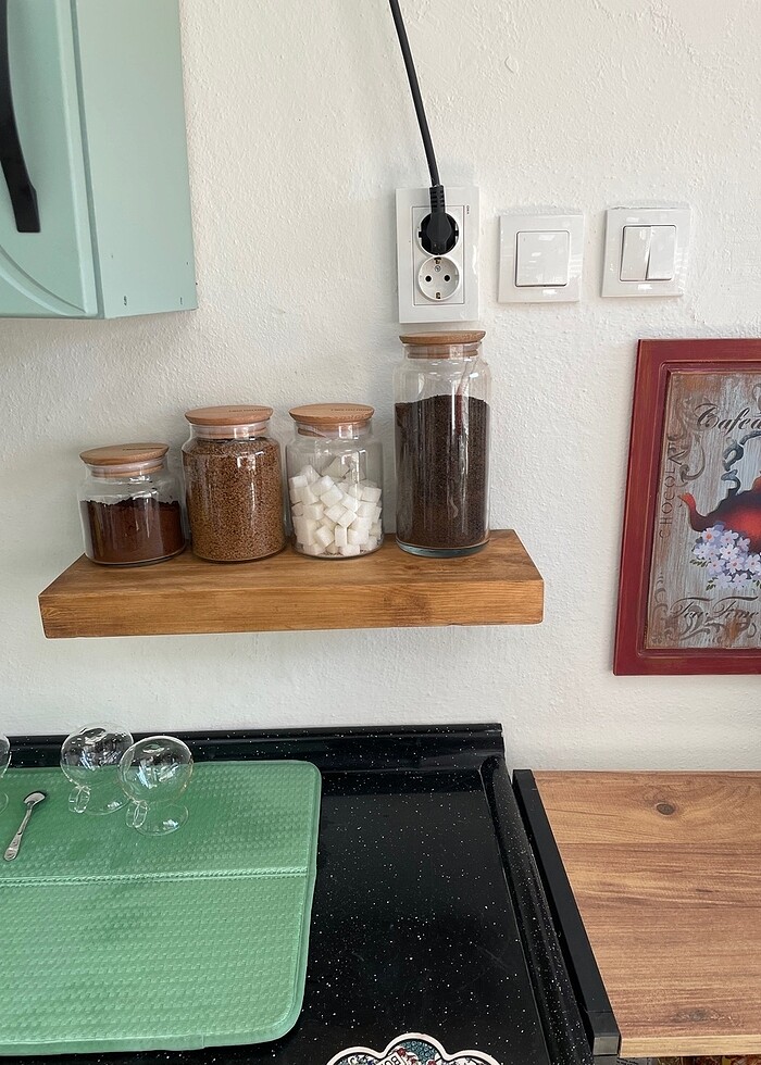 Masif Ahşap Raf ve Montaj Aparatı - Görsel 2