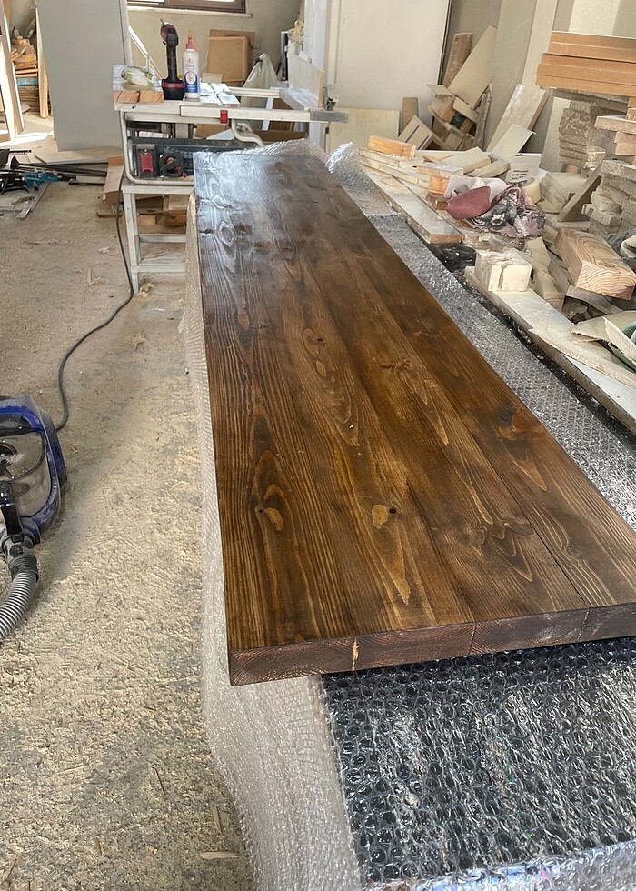 Masif Ahşap Tezgah - Görsel 2