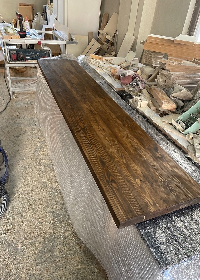 Masif Ahşap Tezgah - Görsel 3