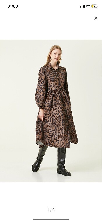 Beymen club leopar elbise