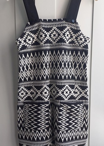TOPSHOP SİYAH BEYAZ ELBİSE