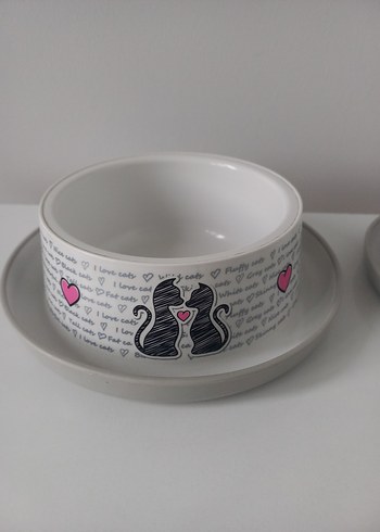 MODERNA KEDİ MAMA KABI SETİ - Görsel 2