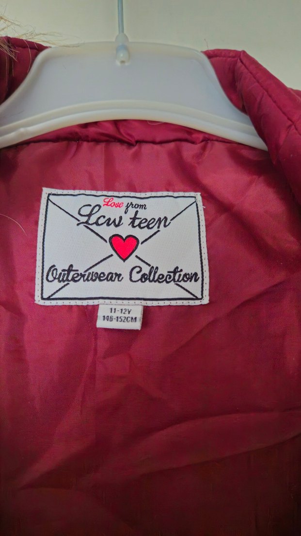 kapşonlu bordo yelek - Görsel 3