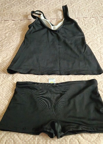 Siyah Mini Atletik Kadın Mayo - Görsel 2