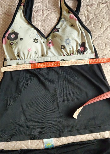 Siyah Mini Atletik Kadın Mayo - Görsel 3