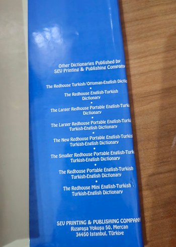Redhouse Türkçe-İngilizce Sözlük - Görsel 9