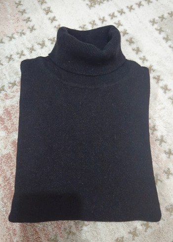 yün triko kısa kollu kazak - Görsel 2