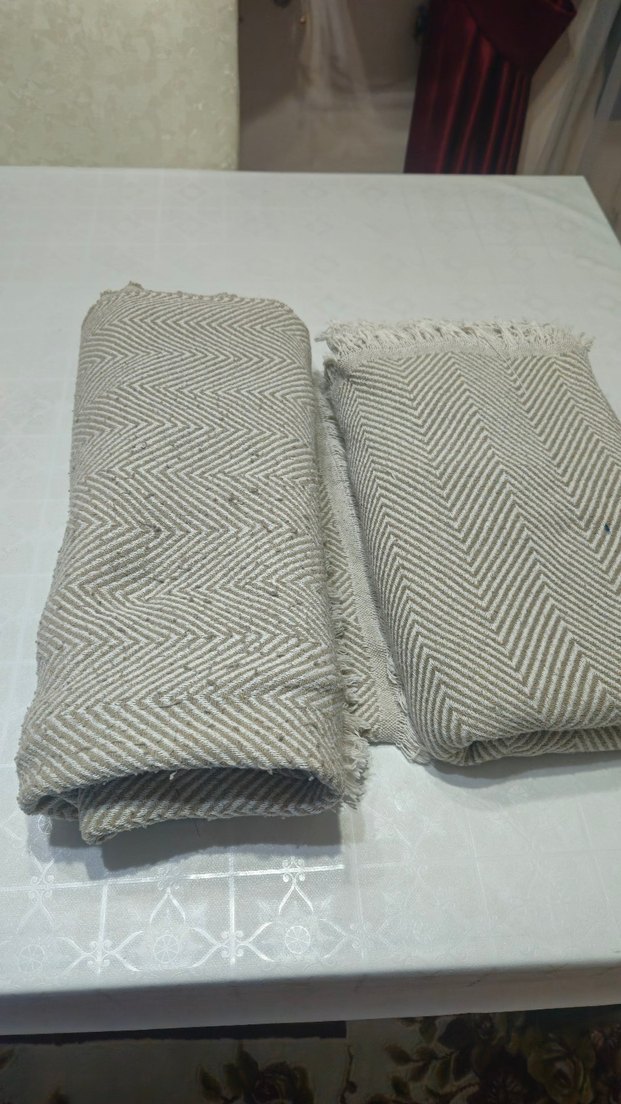 Bej Klasik Kanepe Örtüsü - Görsel 2